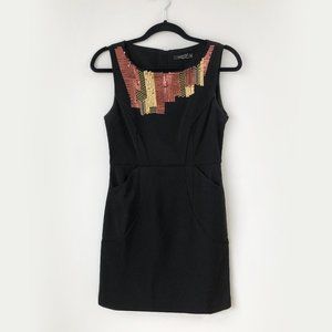 Sequin Little Black Dress